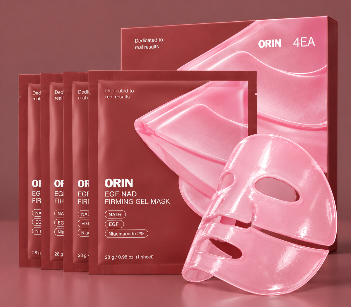 FIRMING NAD+ EGF FACE JELLY MASK — 4 Pack